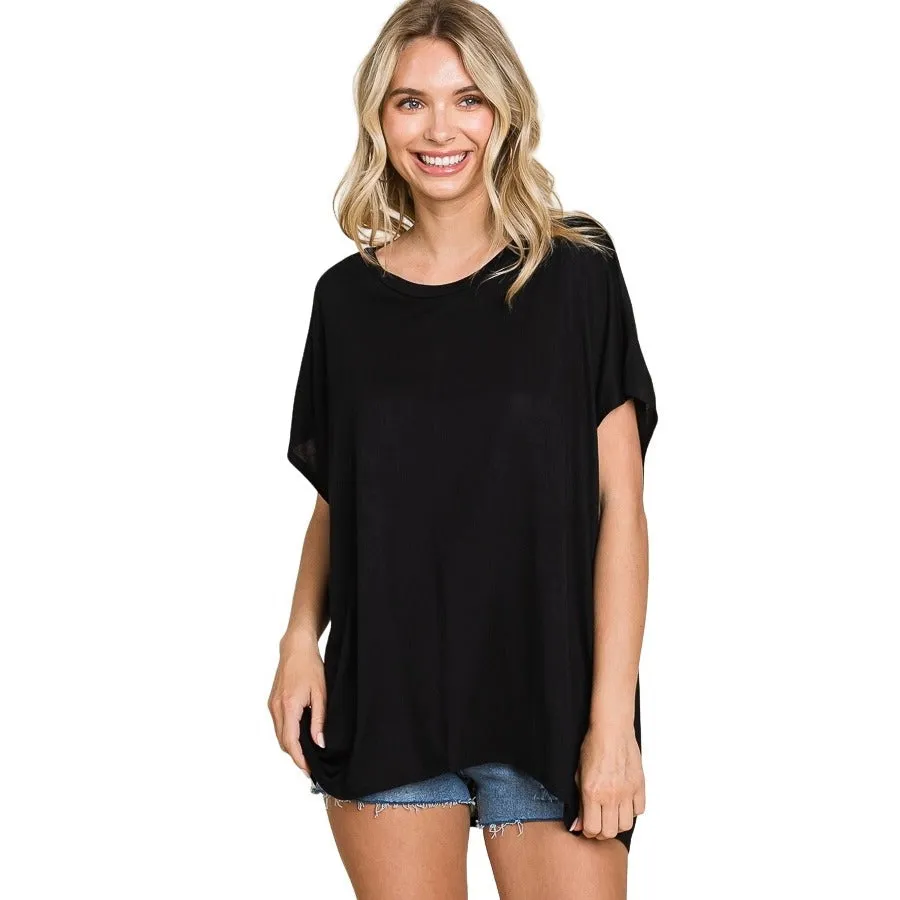 Culture Code Flowy Sleeveless Black Tank Top CAK1557