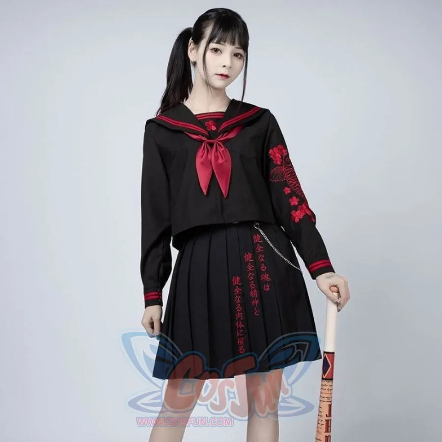Hell Girl Jigoku Shōjo Cosplay Uniform School Uniform C00021