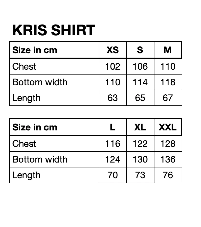 Kris Shirt - Black w/White dots