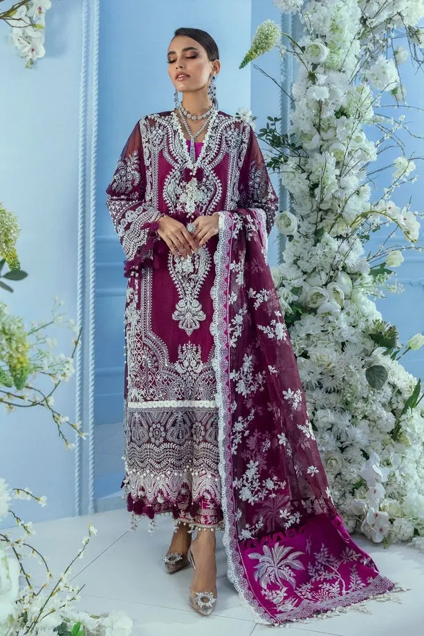 Magenta Pakistani Clothes Designer Latest Online #PF127