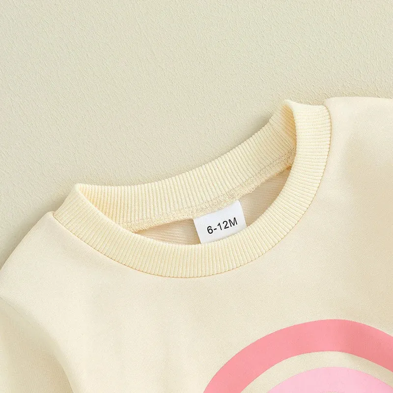 Pants and Sweatshirt Baby & Toddler Set with Rainbow vibes
