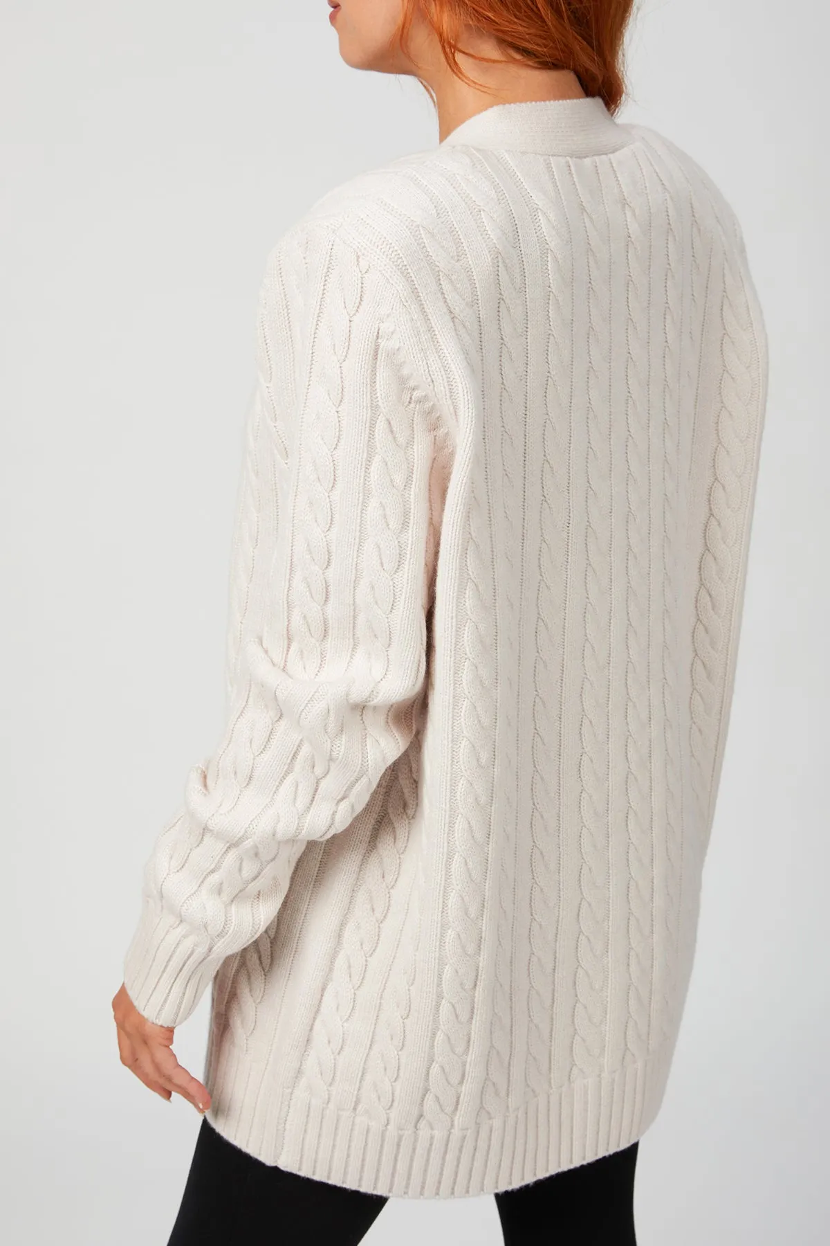 PARMIDA CASHMERE KNIT CARDIGAN