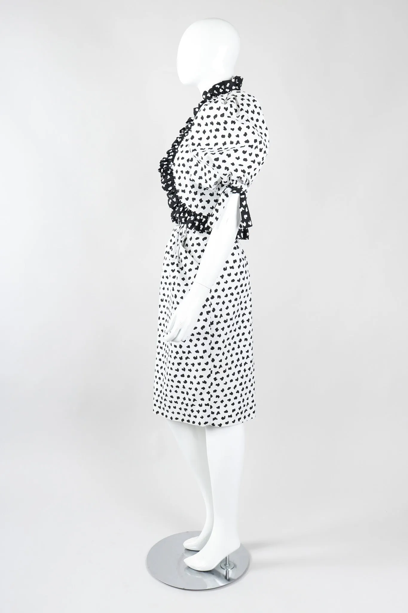 Positive/Negative Splatter Dot Dress Set