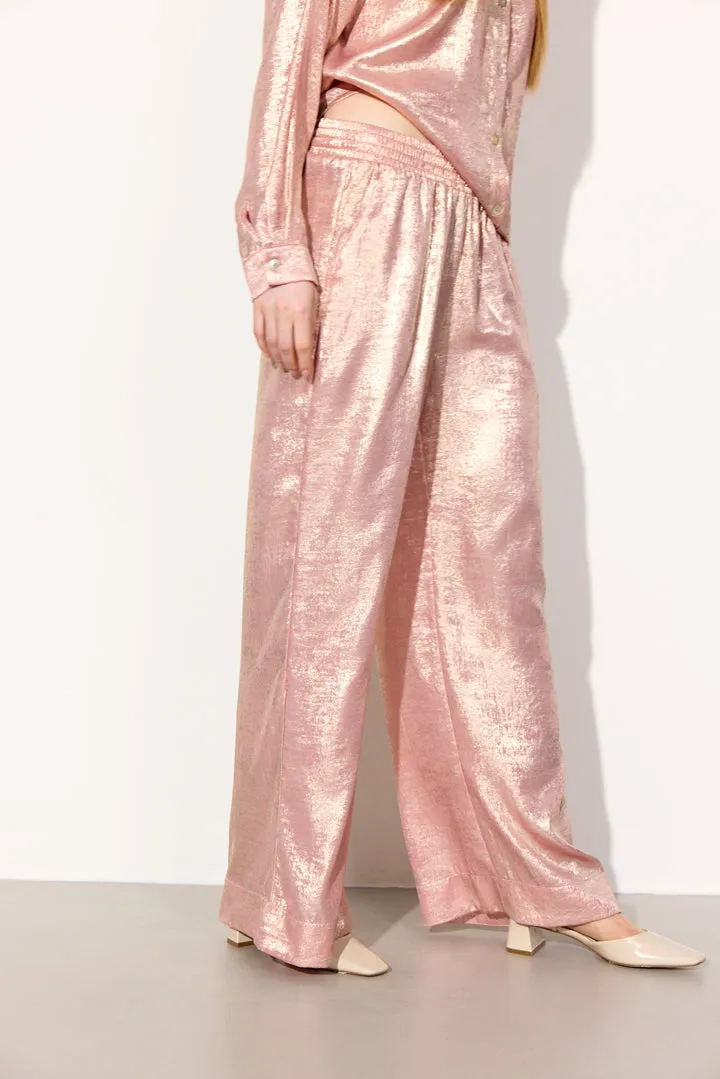 Robin Trousers - Rose Metallic