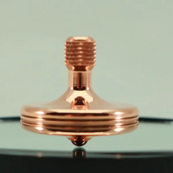 S2 - Polished Copper Spinning Top