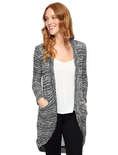 Splendid Upstate Circle Cardigan | Black | Sale